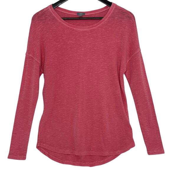 aerie Tops - Aerie Long Sleeve T-Shirt Small Pink Oversized Basics Casual Everyday Loungewear